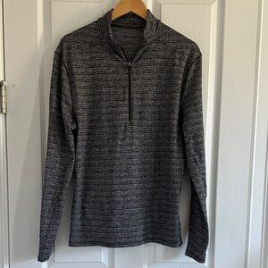 lululemon athletica Men's Charcoal Half-Zip Pullover